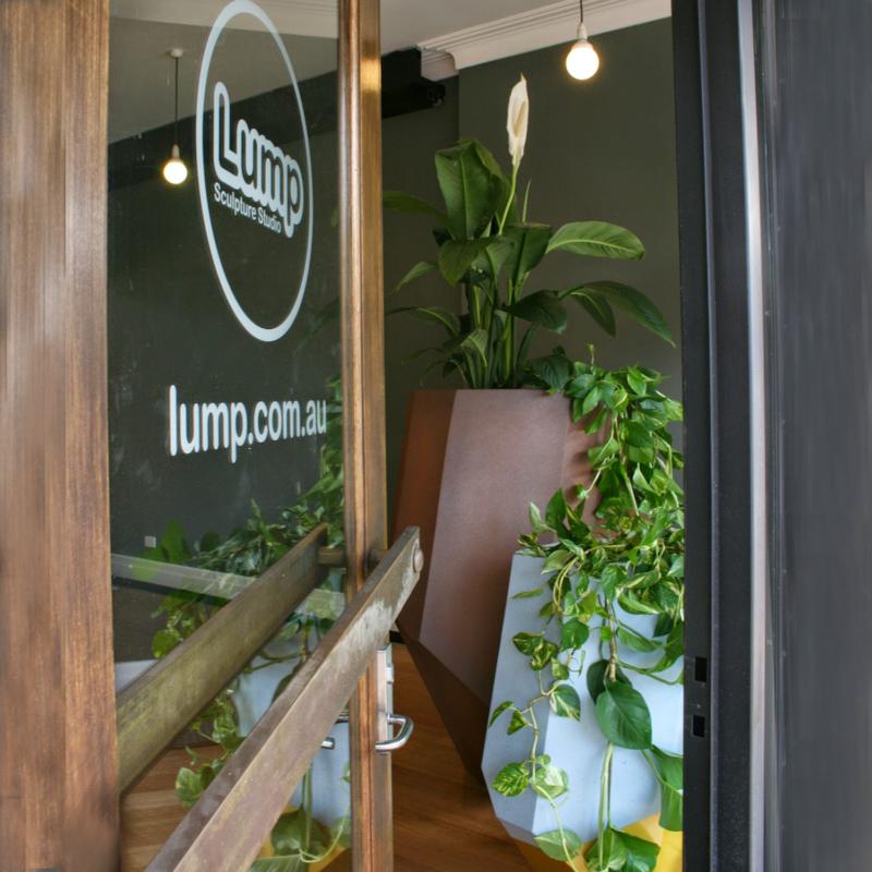 Lump Sculpture Studio, technically open.