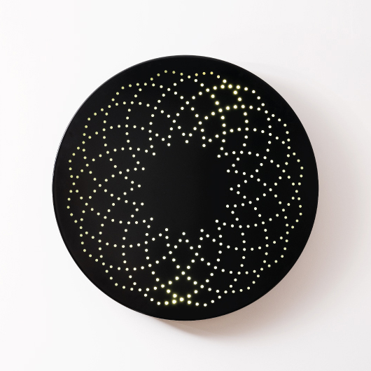Round Light Feature – Spiral black