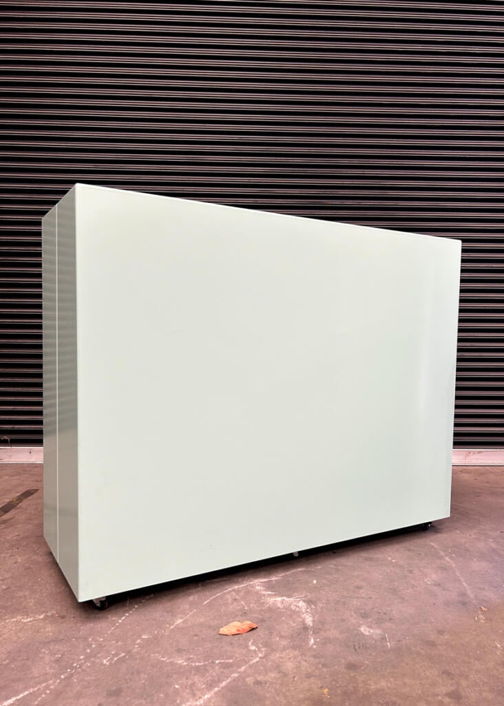 Aluminium rectangular planter box custom made by Lump Australia for modern residential and commercial use