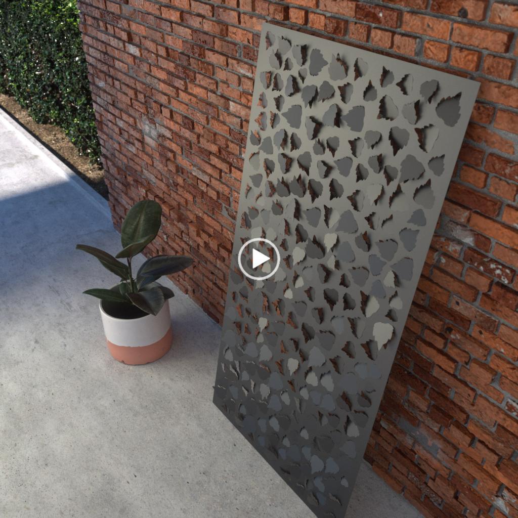 Decorative Privacy Screen by Lump Studio