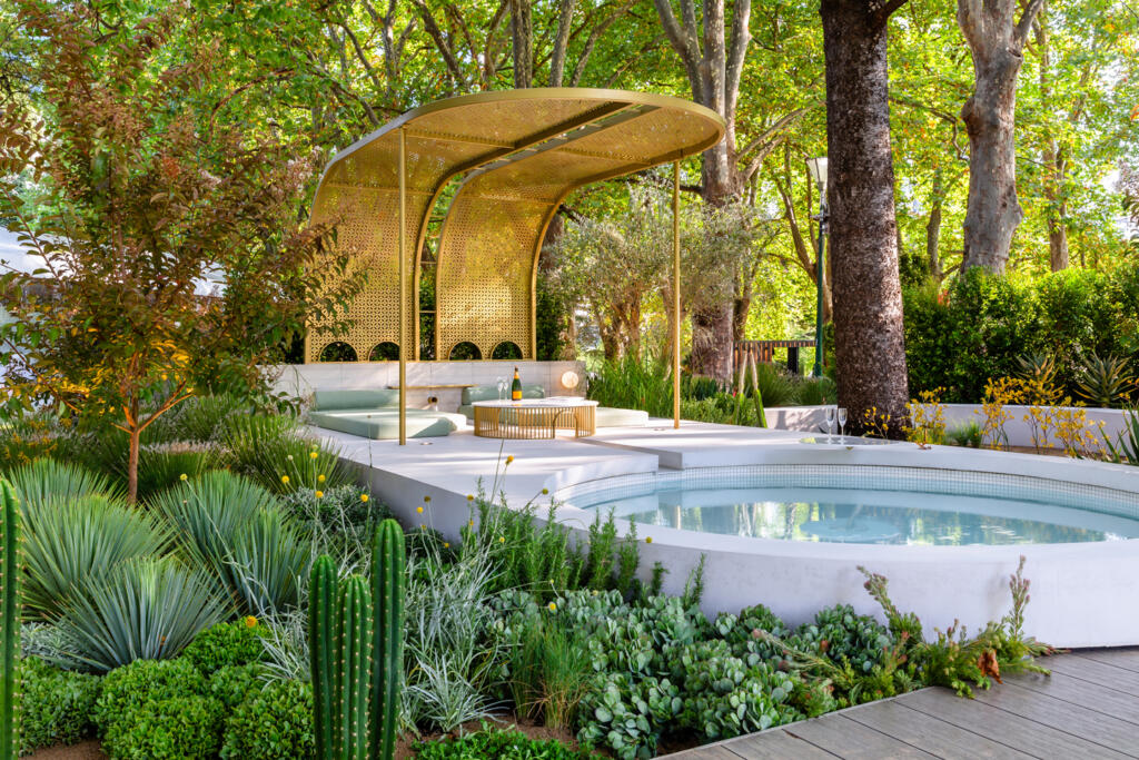 Melbourne international Flower and Garden Show 2023 Show Garden by Mint Pools and Landscaping;