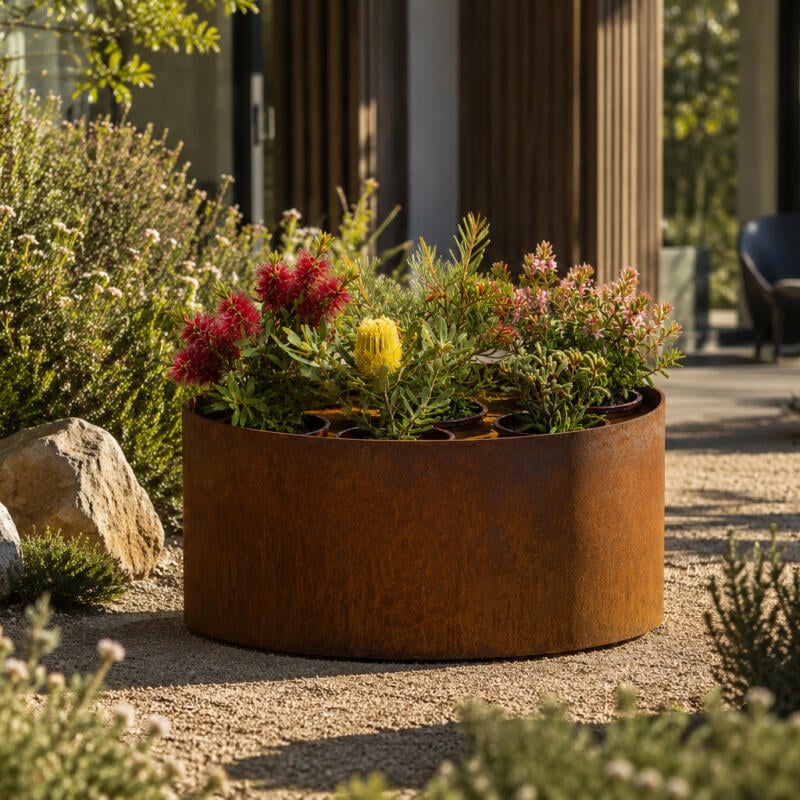 Custom Planter Boxes & Drop-In Pot System